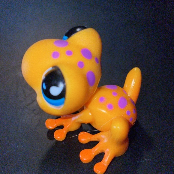 Authentic Littlest Pet Shop LPS Frog 874 - Picture 4 of 6